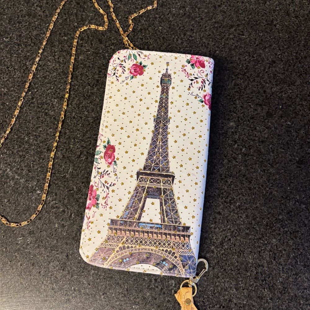 BeAuTiFuL Boutique Paris Crossbody Wallet! 💕 - Picture 3 of 10